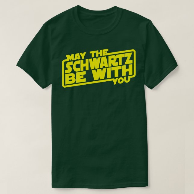 Camiseta Que Schwartz Esteja Com Vocês, Crianças (Frente do Design)