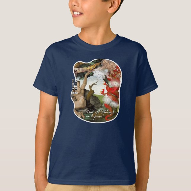 Camiseta Que se Michelangelo era japonês? (Frente)
