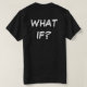 Camiseta Que se? T-shirt do evangelismo (Verso do Design)
