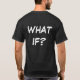Camiseta Que se? T-shirt do evangelismo (Verso)