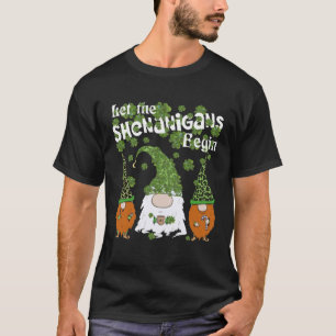 Camiseta Que Shenanigans Comecem A Rua Os Gnomos De Capas V