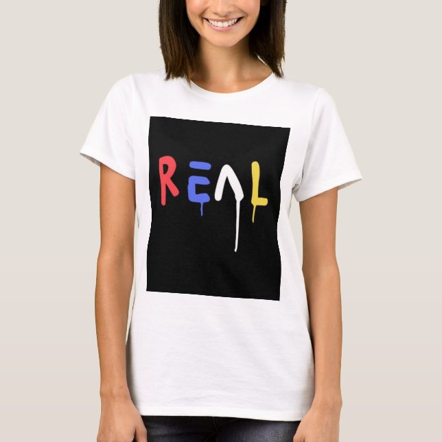 Camiseta Que tal "Genuine Essence Tee: Real Women Collect" (Frente)
