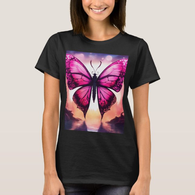 Camiseta Que tal "Winged Whimsy: The Butterfly Inspirou S (Frente)