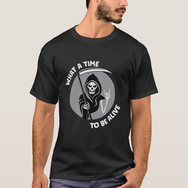 Camiseta Que Tempo Para Estar Vivo (Frente)