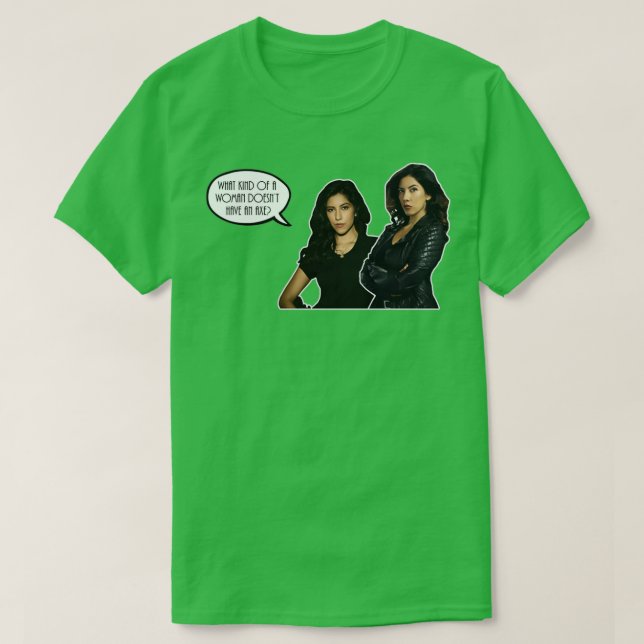 Camiseta Que tipo de mulher não tem machado? (Frente do Design)