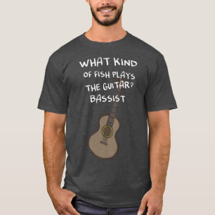 Camiseta Que tipo de peixe toca guitarra Premium