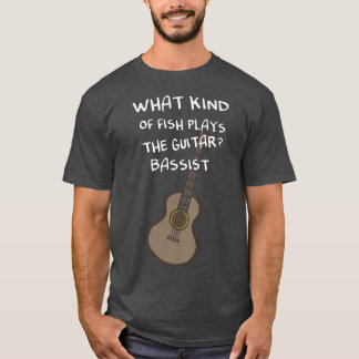 Camiseta Que tipo de peixe toca guitarra Premium