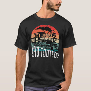 Camiseta Que Tocou O Funny Retro Train Lover Gift Model Rai