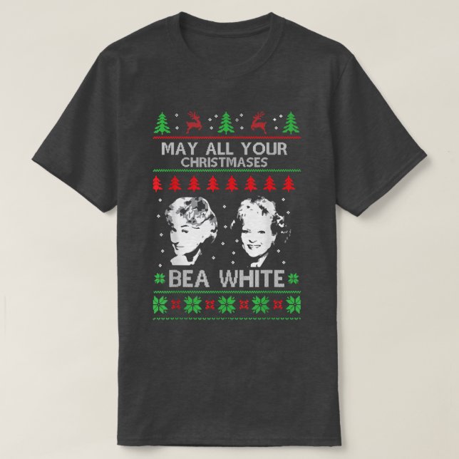 Camiseta Que todos os seus natais Bea White Engraçado Feria (Frente do Design)