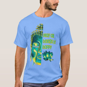 Camiseta Que Todos Sejam Felizes Metta Lovingbondade Buddh