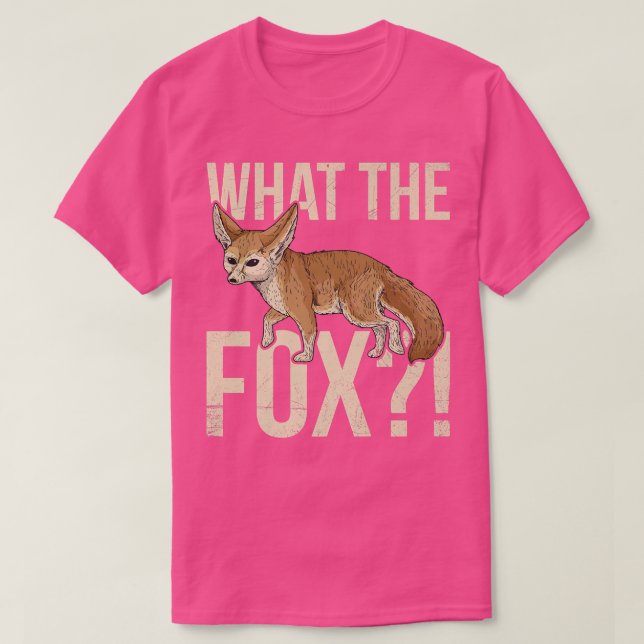 Camiseta Que trocadilho para um prêmio de ventilador Fennec (Frente do Design)