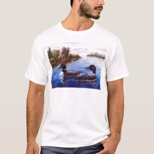 Camiseta Que Tshirt do adulto do mergulhão-do-norte dos