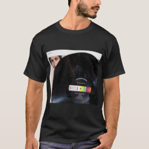 Camiseta Que vende, estereofônico, recuado, rótulo, mod
