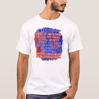 Camiseta "Que???" Veterano deficiente que diz NObama!
