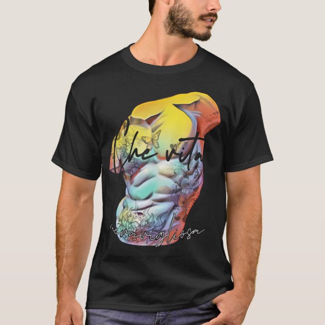 Camiseta Que vida maravilhosa (Frente)