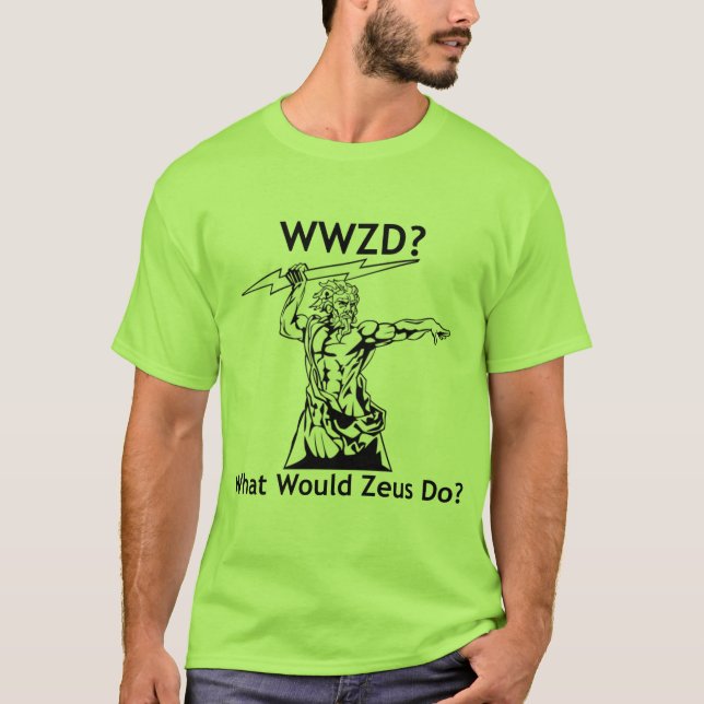 Camiseta Que Zeus faria? - T claro (Frente)