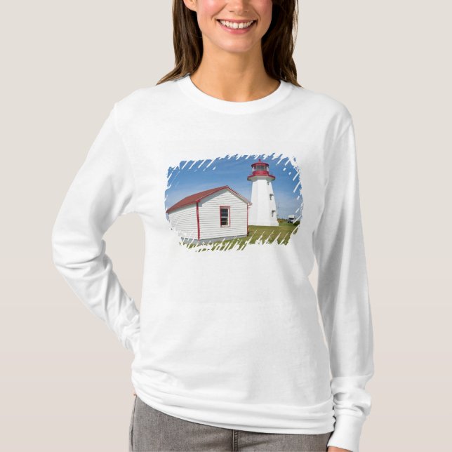 Camiseta Quebec, Canadá. Farol Cap D'Espoir. (Frente)