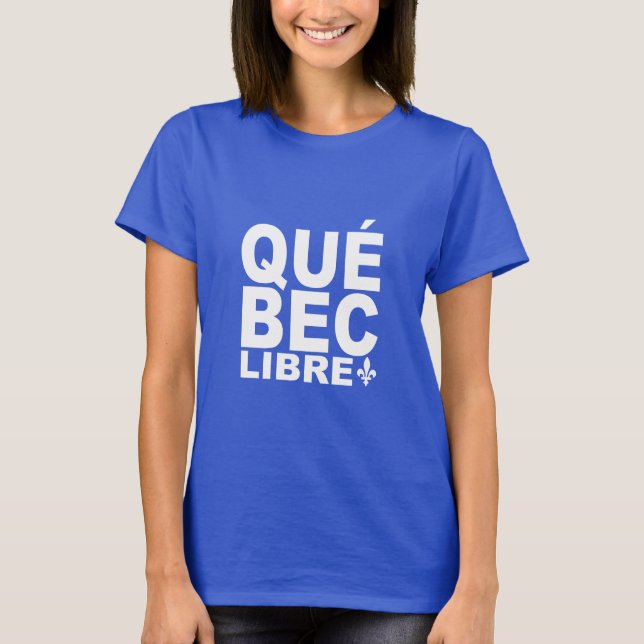Camiseta Québec Libre (Frente)