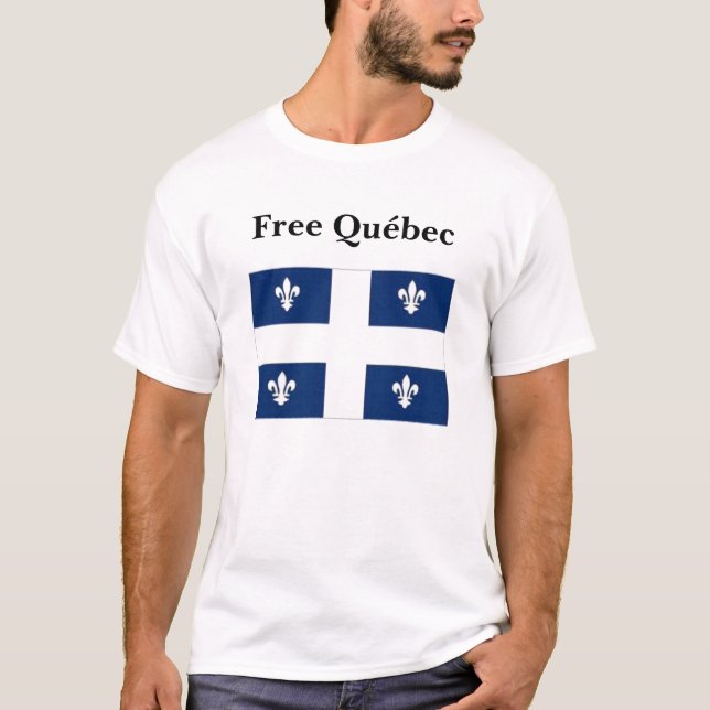 Camiseta Québec livre (Frente)