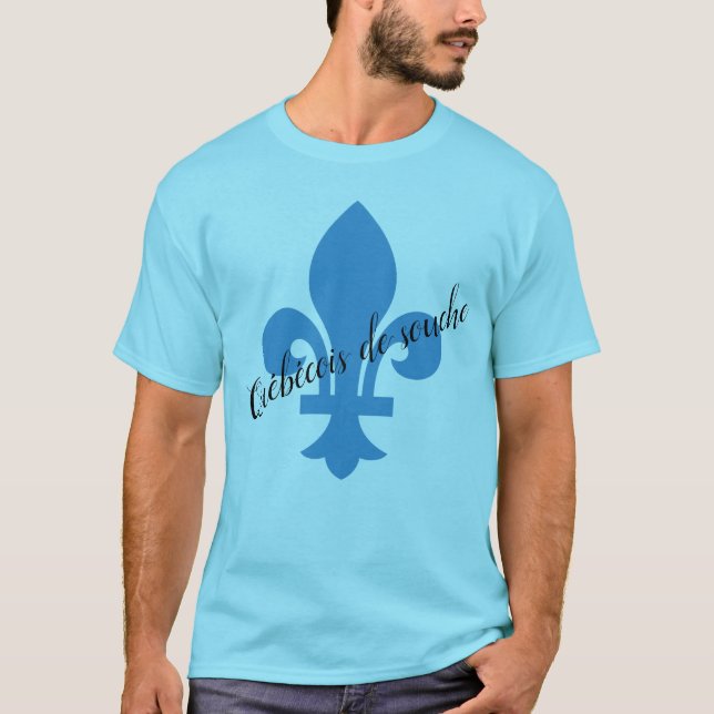 Camiseta Québécois de souche (stock antigo) (Frente)
