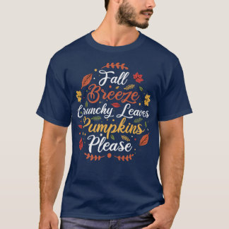 Camiseta Quebra a brisa e deixa pumpkins Engraçado