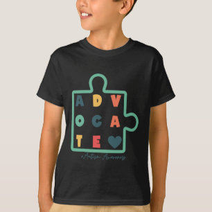 Camiseta Quebra-cabeça Advocate Autismo Sensibilização Supo