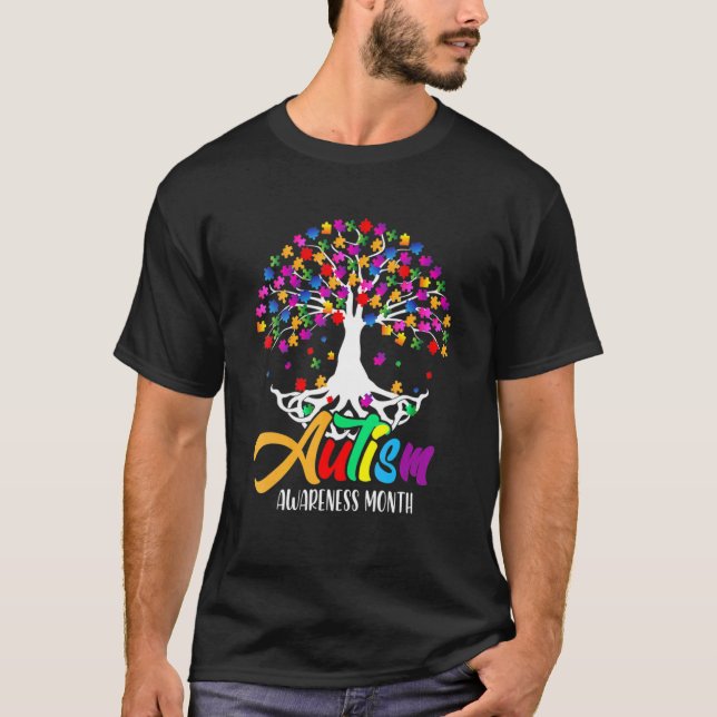 Camiseta Quebra-Cabeça Árvore Da Vida Seja Gentil Conscient (Frente)