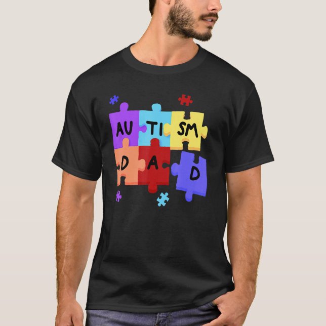Camiseta Quebra-cabeça Autism Piece Awarise Autism Suporte  (Frente)