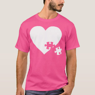 Camiseta Quebra-cabeça Coração