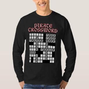 Camiseta Quebra-cabeça Cruciverbalista Pirata do Localizado