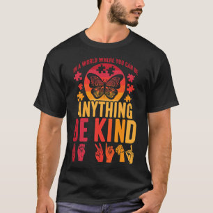 Camiseta Quebra-cabeça da Língua de Sinais Americana Borbol