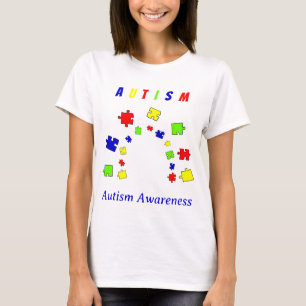 Camiseta Quebra-cabeça de Aceitação do Autismo Dia de consc