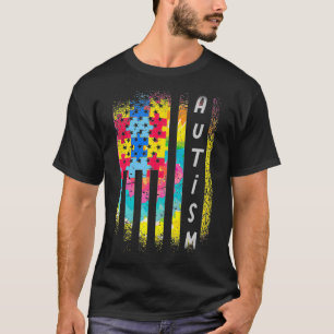 Camiseta Quebra-cabeça de Autismo de Sinalizador Inspirador
