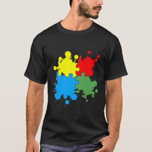 Camiseta Quebra-cabeça de Consciência Autismo