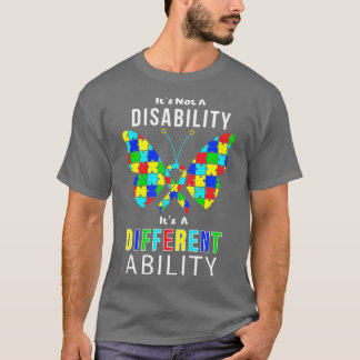 Camiseta Quebra-cabeça de consciência Autismo Piece Fita e