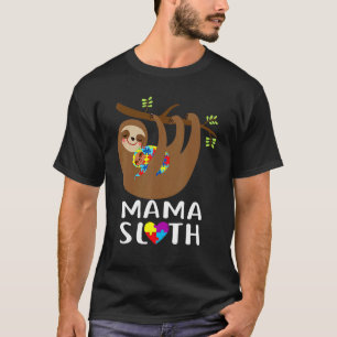 Camiseta Quebra-Cabeça de Consciência do Autismo Mamãe Aman