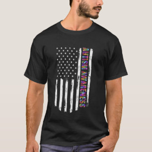 Camiseta Quebra-cabeça de Conscientização do Autismo Bandei