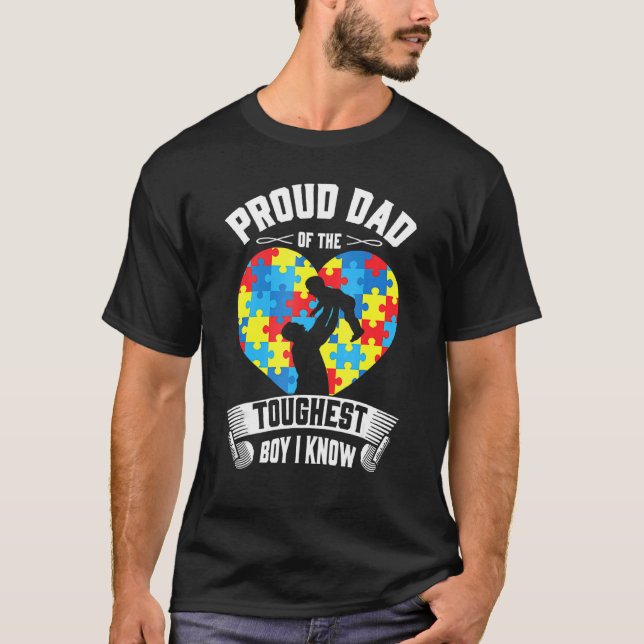 Camiseta Quebra-cabeça de Conscientização do Autismo Orgulh (Frente)