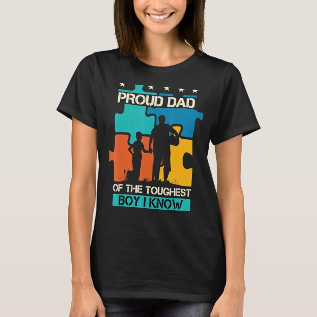 Camiseta Quebra-cabeça de Conscientização do Autismo Orgulh (Frente)