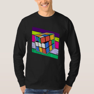 Camiseta Quebra-cabeça de Cubing Rápido