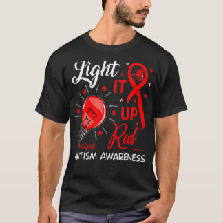 Camiseta Quebra-cabeça de Fita de Sensibilização para o Aut