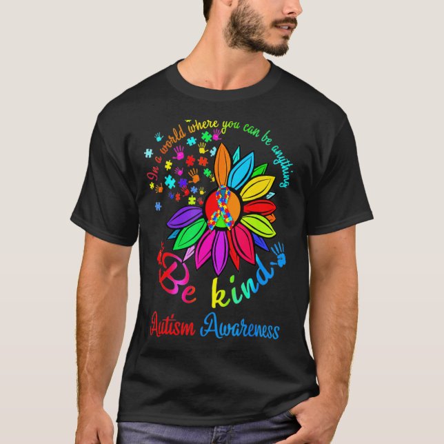 Camiseta Quebra-cabeça de girassol ser uma espécie de consc (Frente)