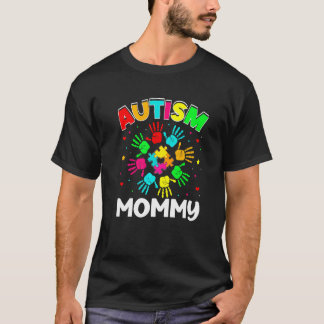 Camiseta Quebra-cabeça de Mamãe de de Autismo Autism Awaren