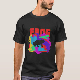 Camiseta Quebra-cabeça de Mosaik sapo de animal
