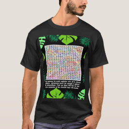 Camiseta Quebra-cabeça de Pesquisa de Palavras de Verão