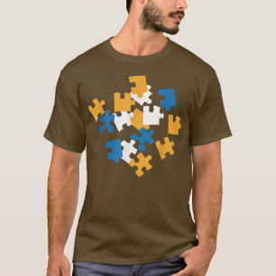 Camiseta Quebra-cabeça de serra