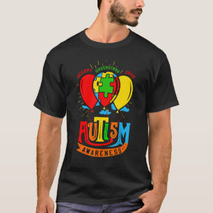Camiseta Quebra-cabeça de Vida Feliz Conscientização do Aut