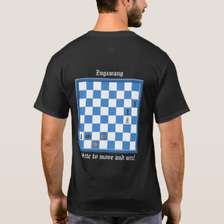 Camiseta Quebra-cabeça de Xadrez Zugzwang