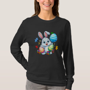 Camiseta Quebra-cabeça Divertido de Conscientização do Auti