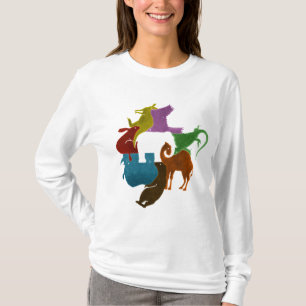 Camiseta Quebra-cabeça do elefante